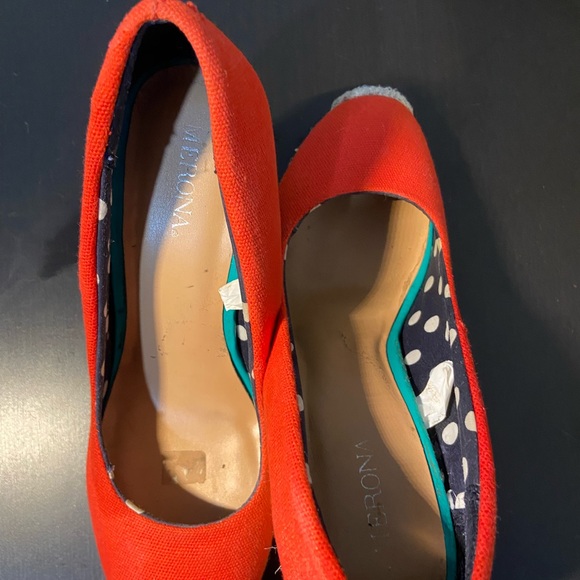 Espadrille Wedge, red Merona - Picture 2 of 5